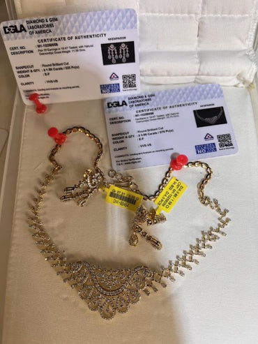 DIAMOND-NECKLACE,22K (DNK-00464)