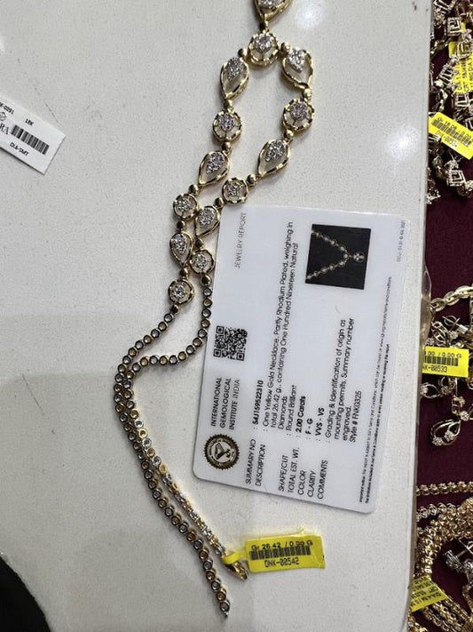 DIAMOND-NECKLACE,18K (DNK-00542)