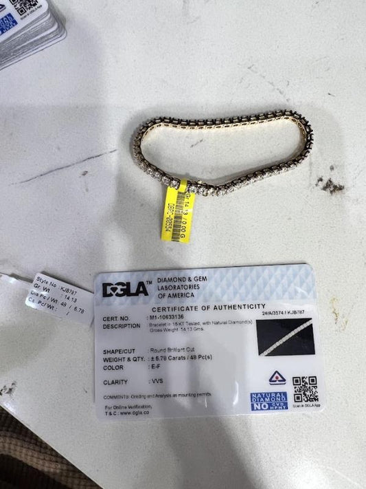 DIAMOND-BRACELE,18K (DBRC-00554)