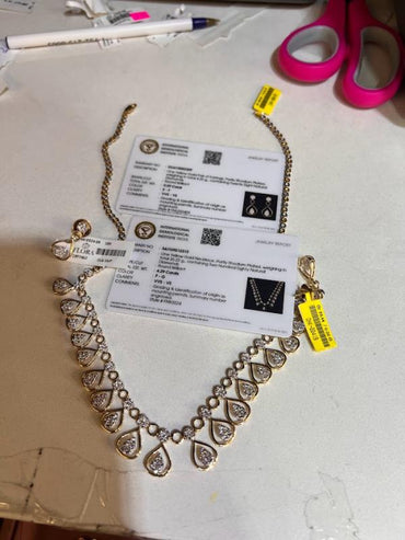 DIAMOND-NECKLACE,22K (DNK-00419)