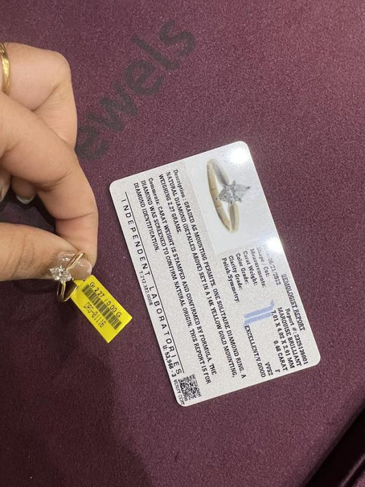 DIAMOND-RING,14K (DRG-01116)