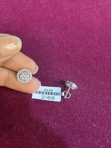 DIAMOND-EAR TOPS,18K (DET-00198)