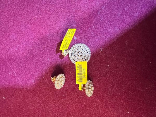 DIAMOND-PENDANT SET,18K (DPS-00203)