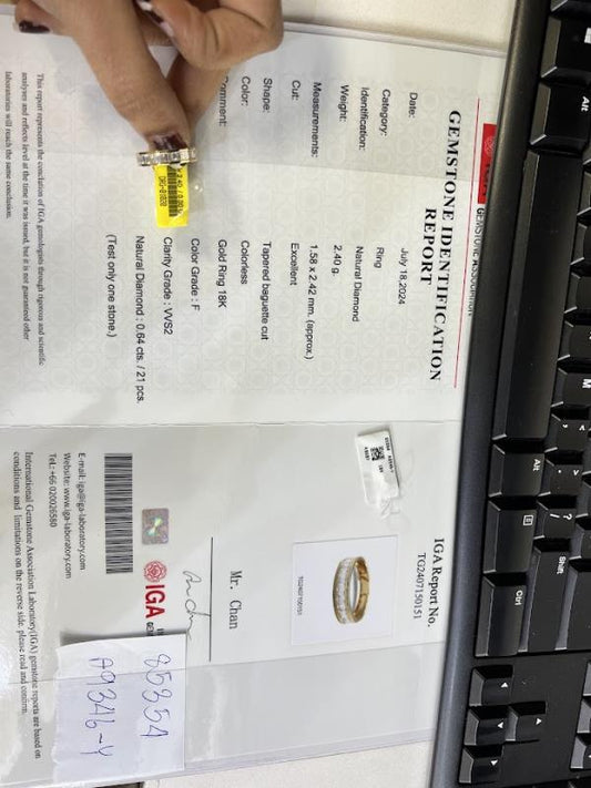 DIAMOND-RING,18K (DRG-01020)