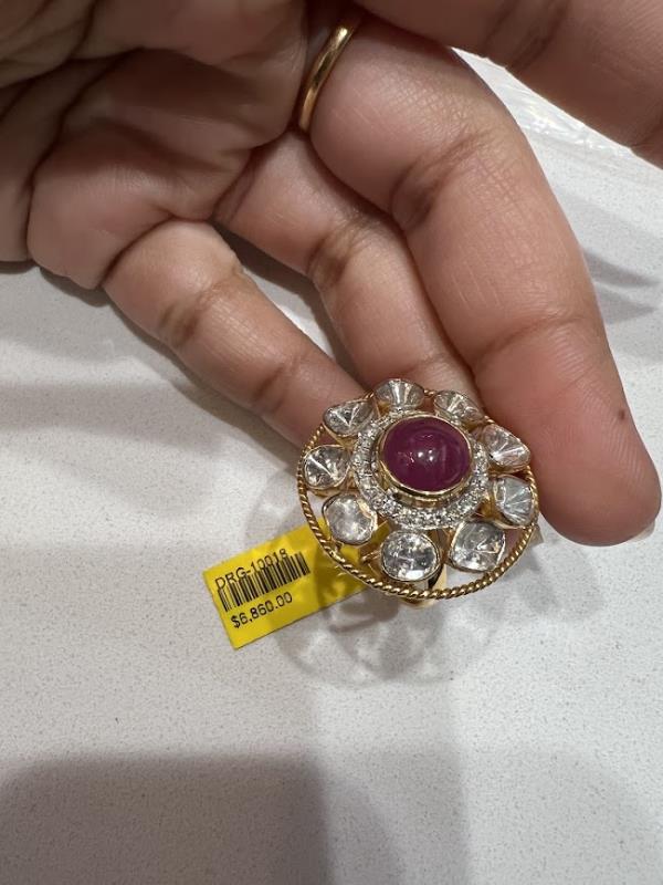 DIAMOND-RING,18K (DRG-10018)