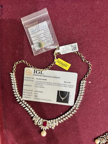 DIAMOND-NECKLACE,18K (DNK-00551)