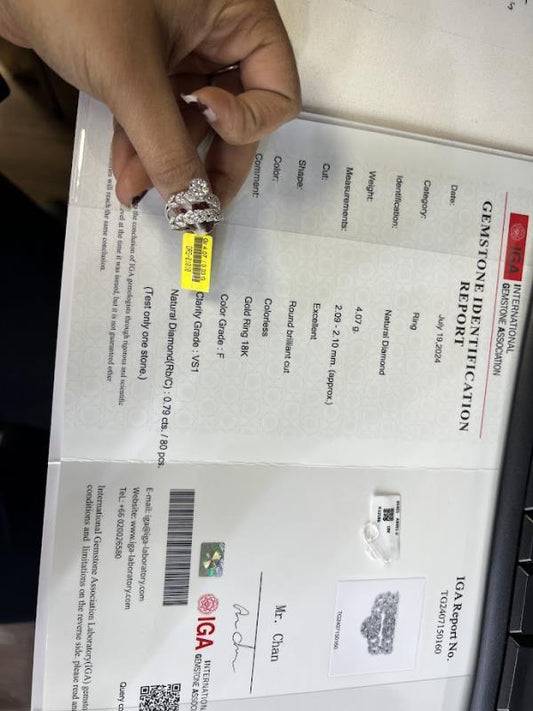 DIAMOND-RING,18K (DRG-01010)