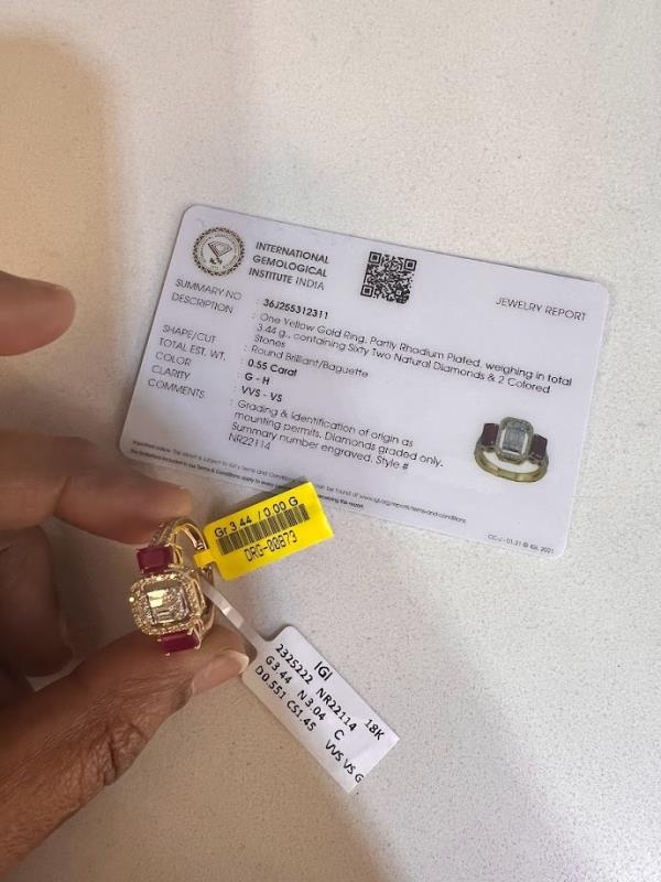 DIAMOND-RING,18K (DRG-00873)