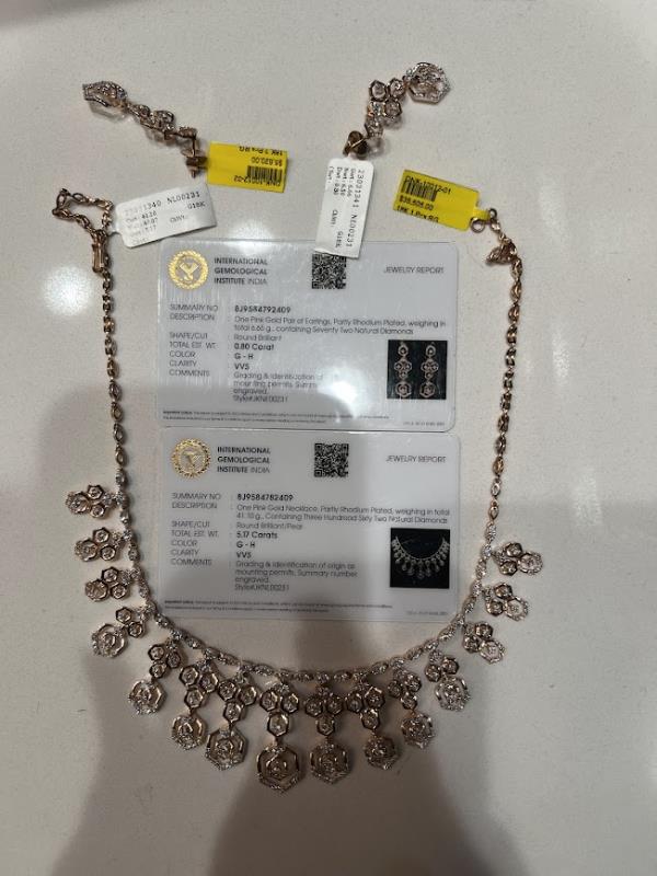 DIAMOND-NECKLAC,18K (DNK-10012-01)