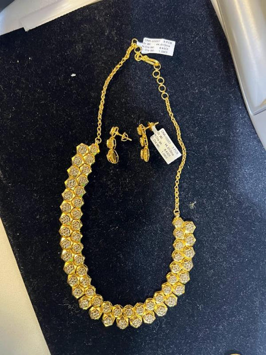 DIAMOND-NECKLACE,22K (DNK-00227)