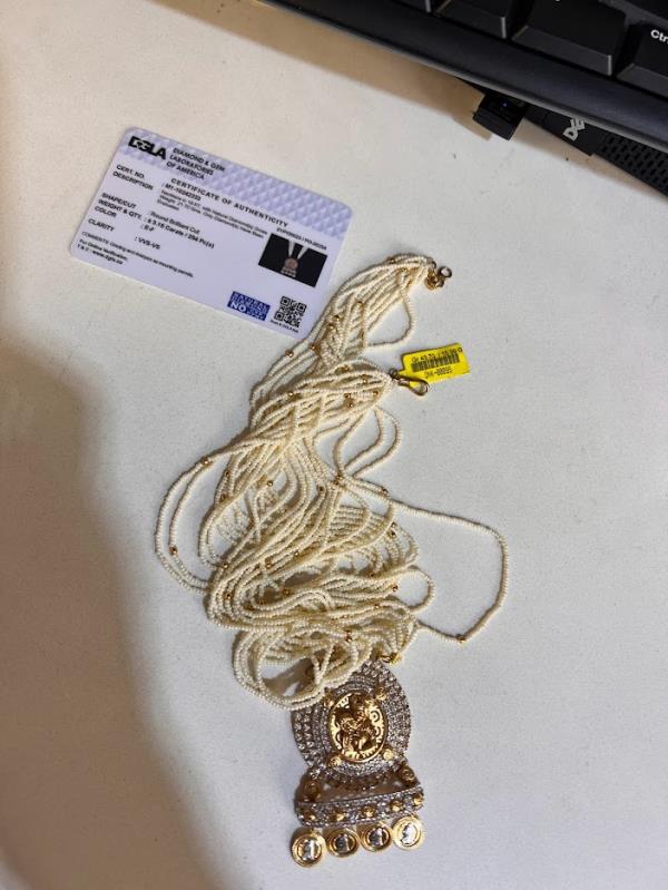 DIAMOND-NECKLACE,22K (DNK-00095)