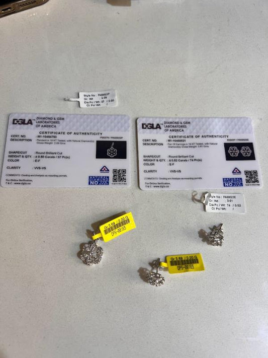 DIAMOND-PENDANT SET,18K (DPS-00165)