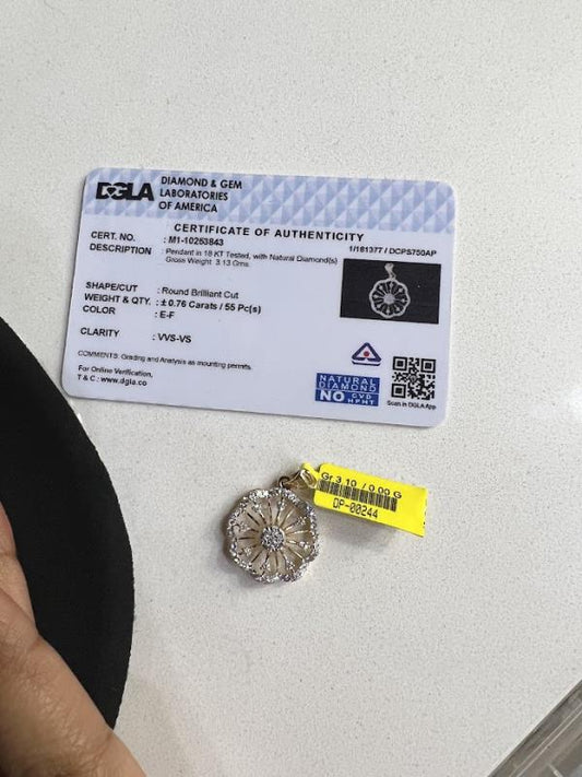 DIAMOND-PENDANT,18K (DP-00244)