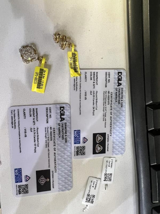 DIAMOND-PENDANT SET,18K (DPS-00233)