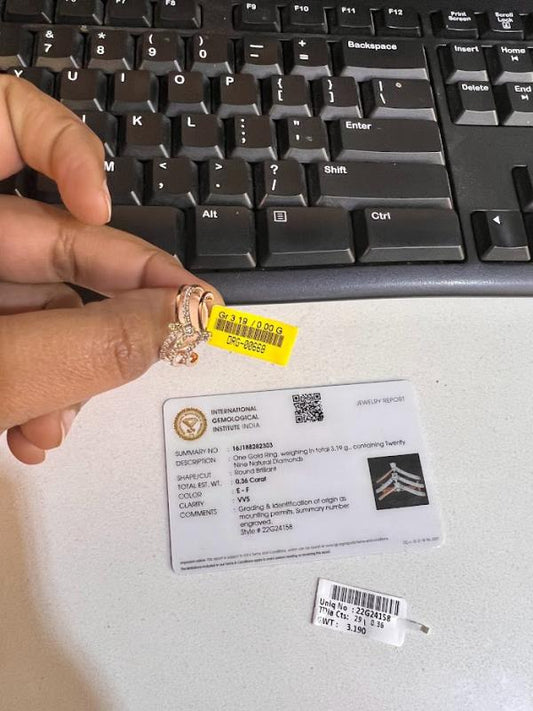 DIAMOND-RING,18K (DRG-00668)