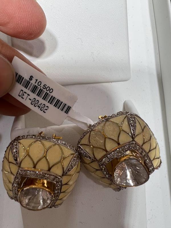 DIAMOND-EAR TOPS,14K (DET-00402)