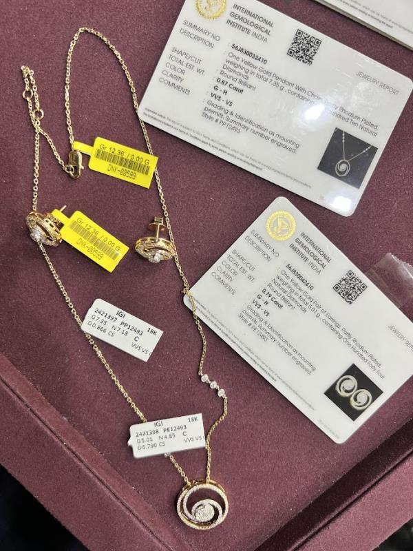 DIAMOND-NECKLACE,18K (DNK-00599)