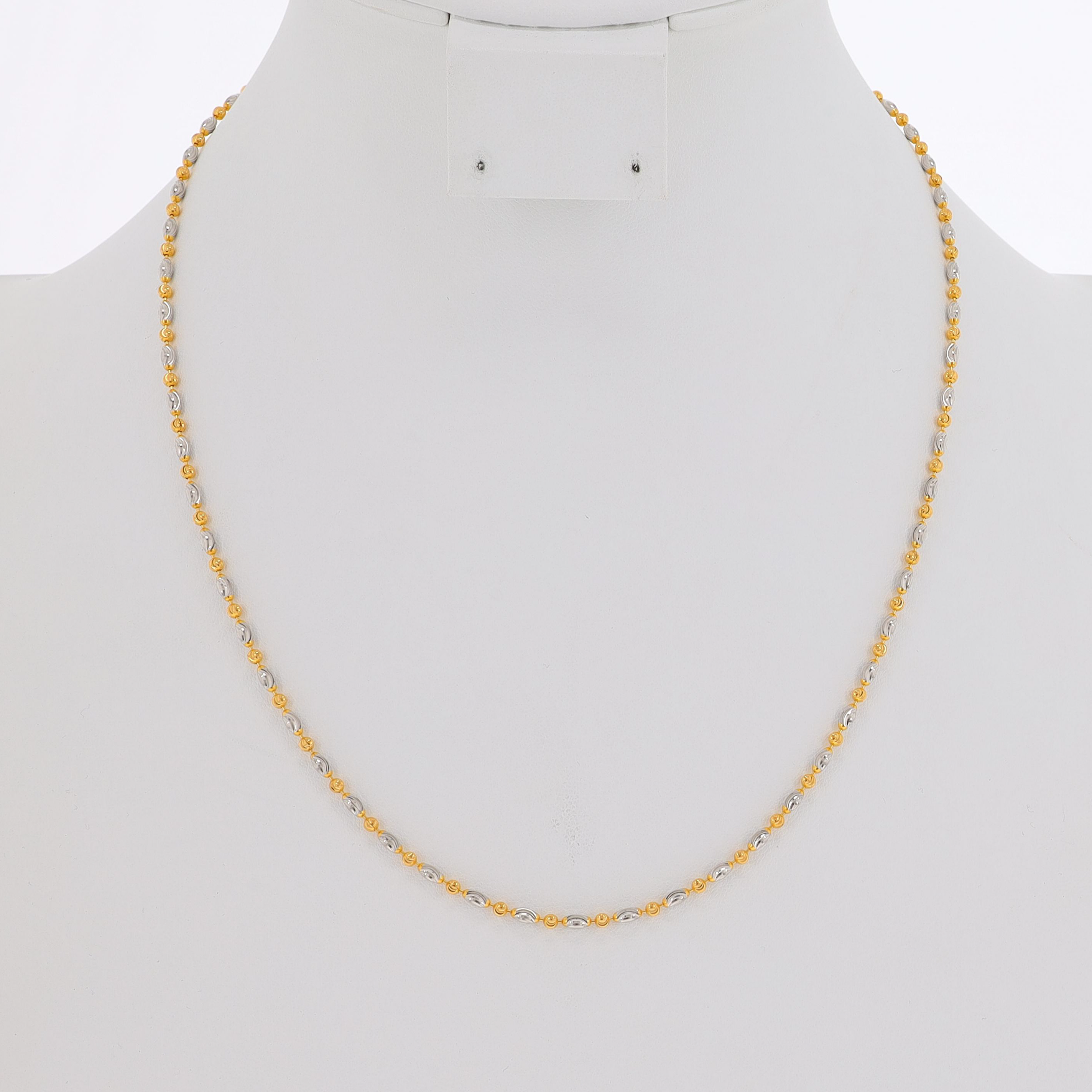 TWO-TONE BEADS CHAIN