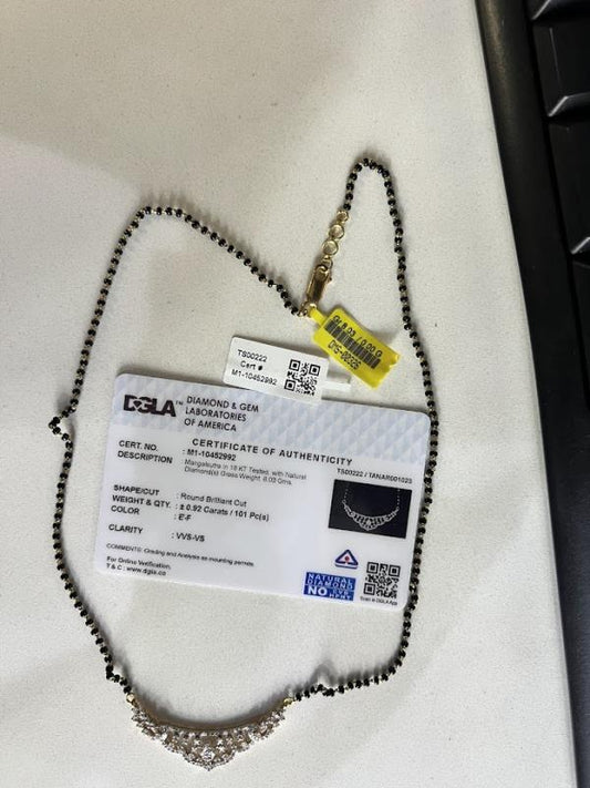 DIAMOND-MANGAL SUTRA,18K (DMS-00326)