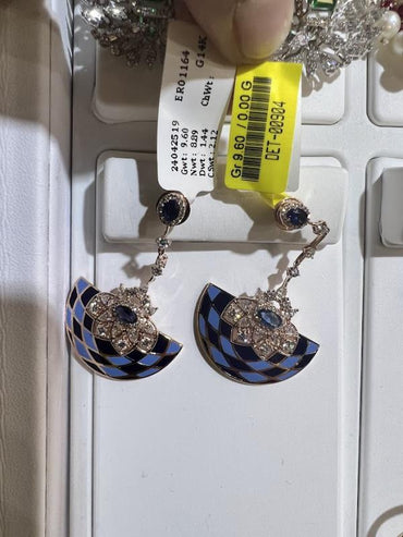 DIAMOND-EAR TOPS,14K (DET-00904)