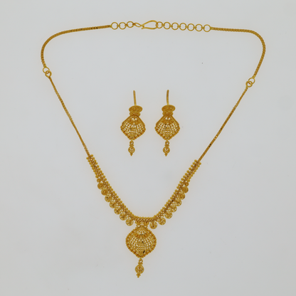 Yellow Gold Necklace Set