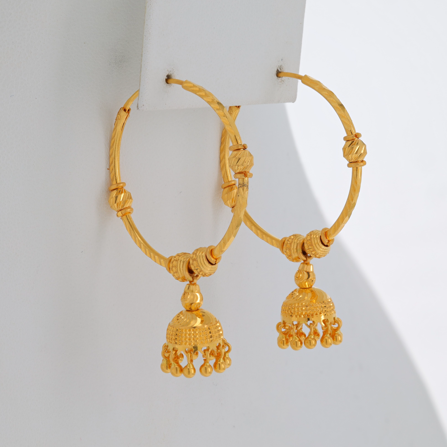 YELLOW GOLD HOOPS