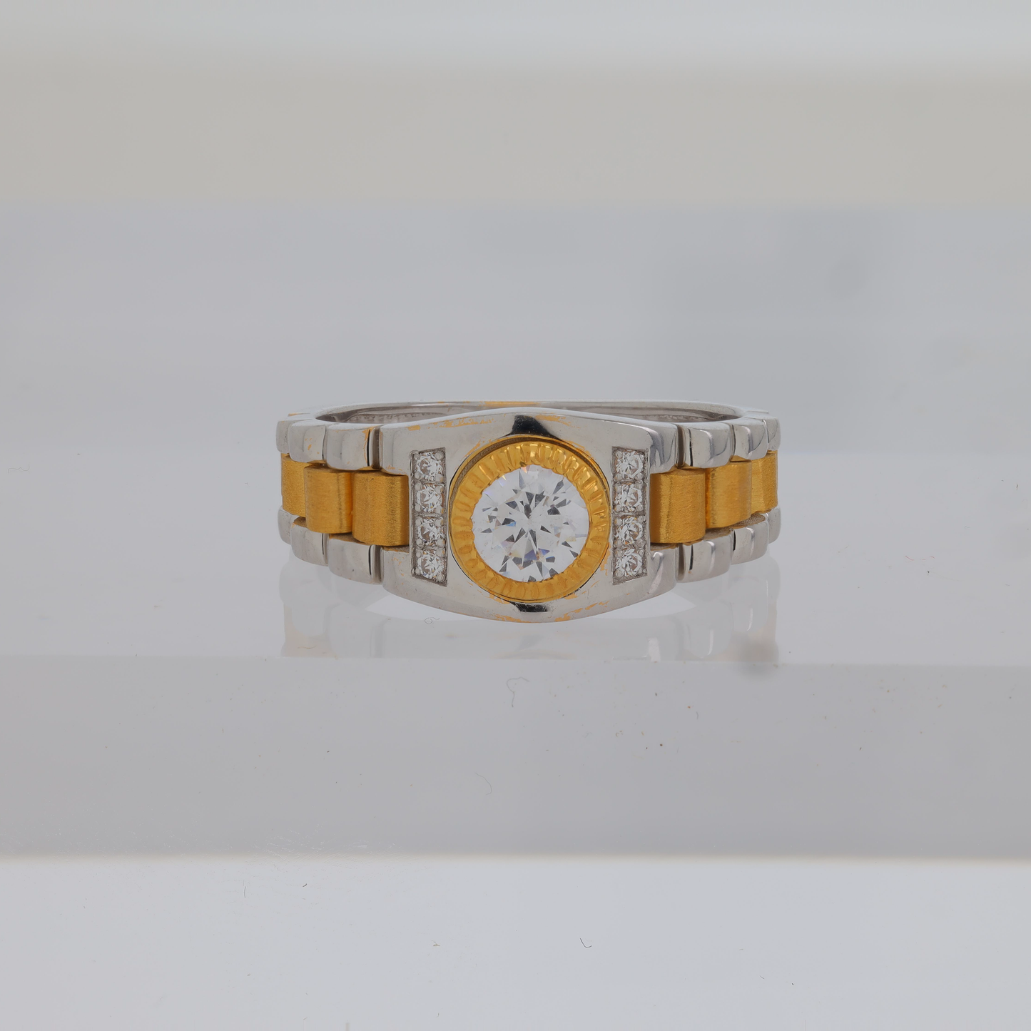 Men's Two-Tone Gold Ring