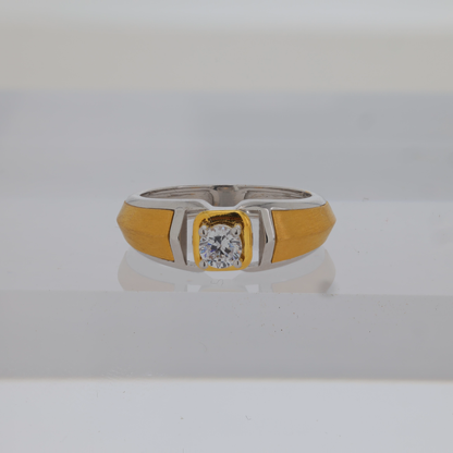 Men's White Gold Ring