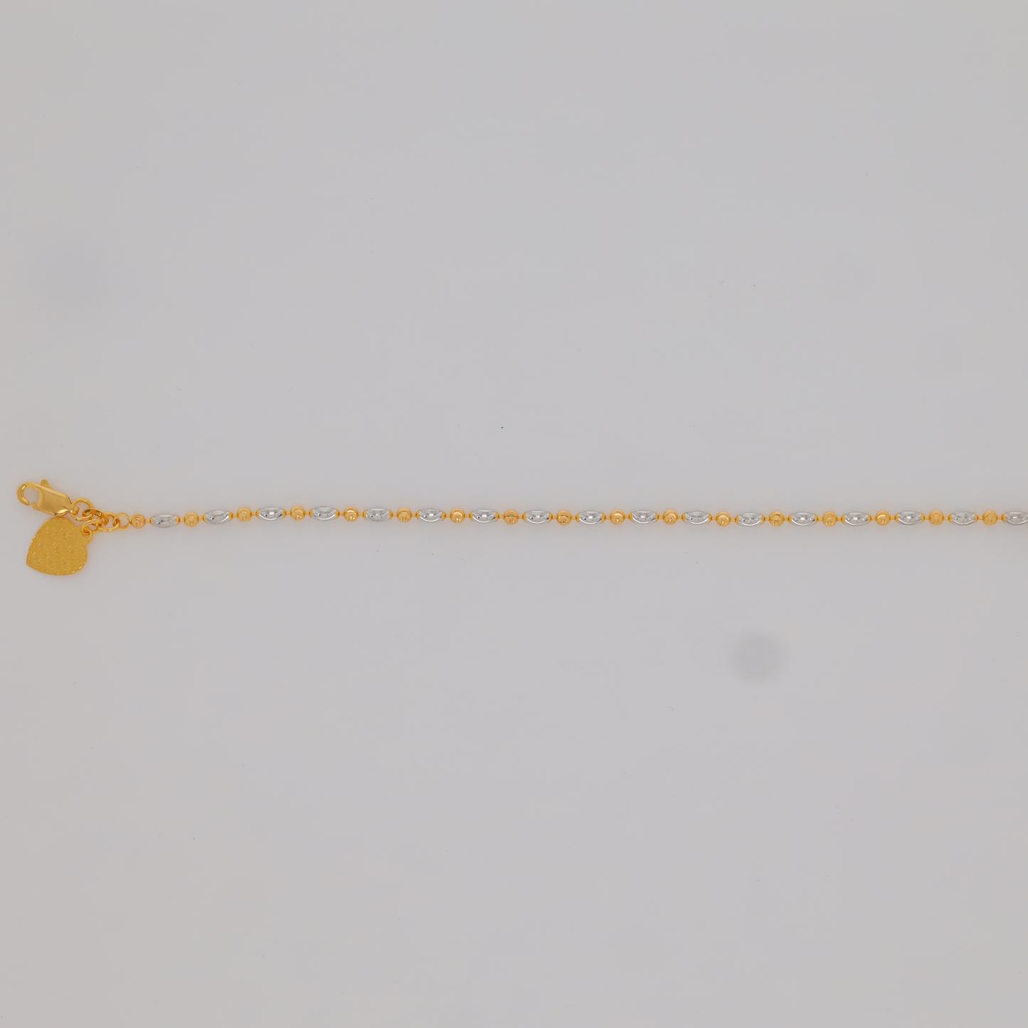Rhodium Beads Bracelet