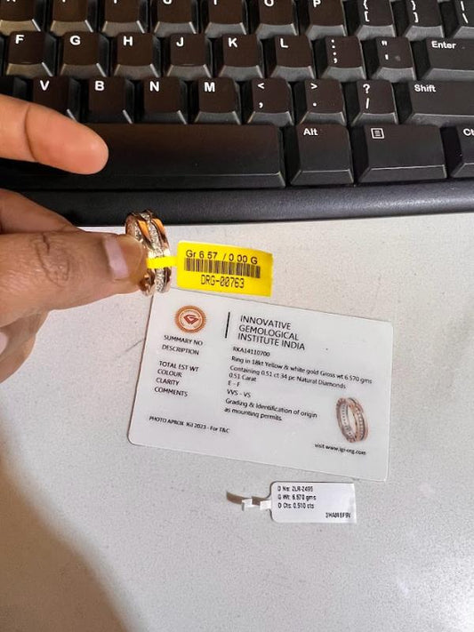 DIAMOND-RING,18K (DRG-00763)