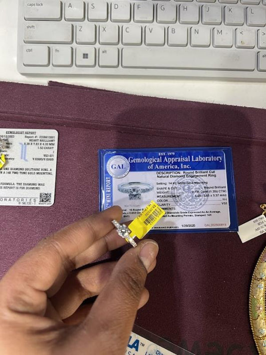 DIAMOND-RING,14K (DRG-10012)