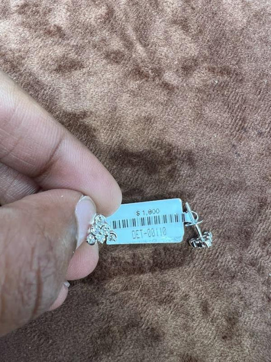 DIAMOND-EAR TOPS,18K (DET-00110)