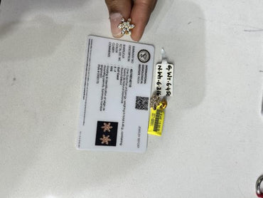 DIAMOND-EAR TOPS,18K (DET-00991)