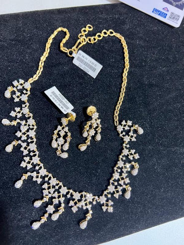 DIAMOND-NECKLACE,18K (DNK-00264)