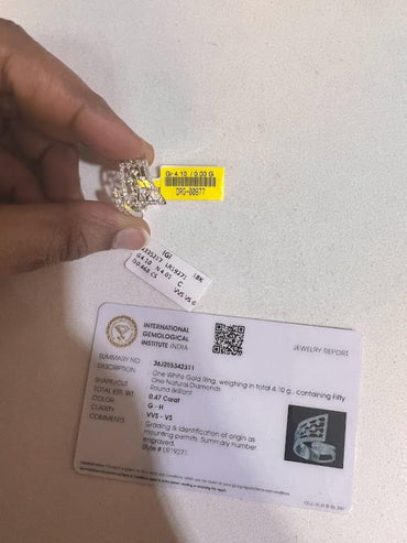 DIAMOND-RING,18K (DRG-00877)