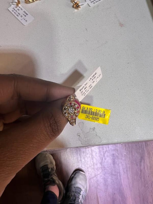 DIAMOND-RING,18K (DRG-00905)