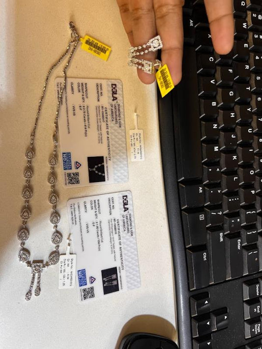 DIAMOND-NECKLACE,18K (DNK-00302)