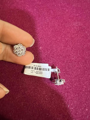 DIAMOND-EAR TOPS,18K (DET-00369)