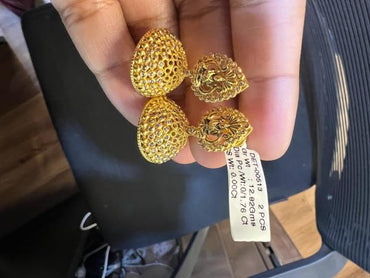 DIAMOND-EAR TOPS,22K (DET-00513)