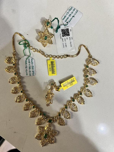 DIAMOND-NECKLACE,22K (DNK-00636)