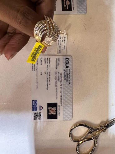 DIAMOND-RING,18K (DRG-00682)