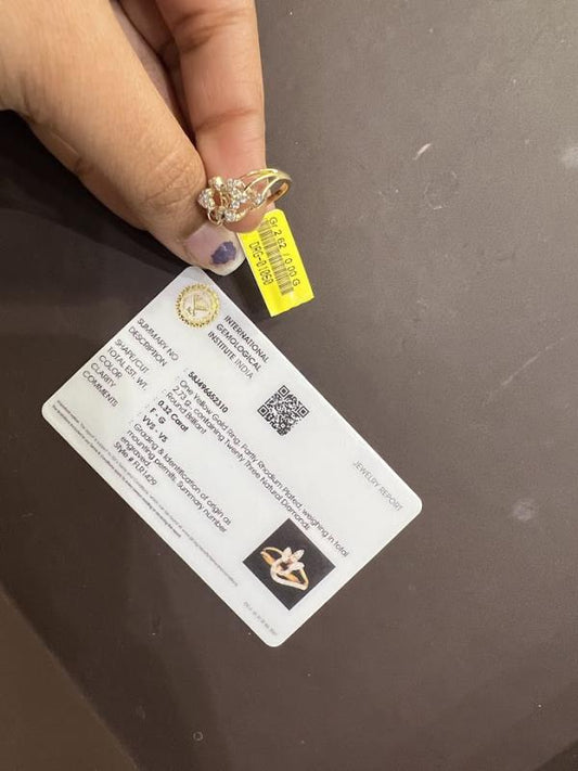 DIAMOND-RING,18K (DRG-01060)