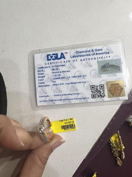 DIAMOND-RING,18K (DRG-10009)