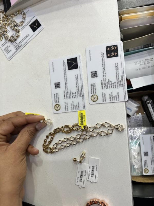 DIAMOND-NECKLACE,18K (DNK-00533)