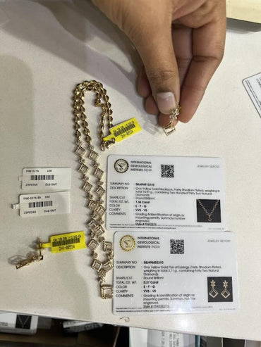 DIAMOND-NECKLACE,18K (DNK-00534)