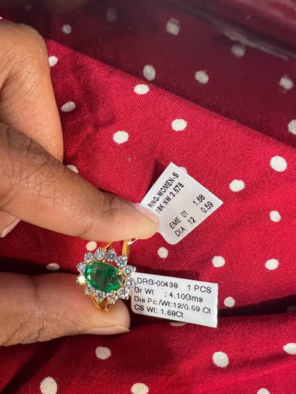 DIAMOND-RING,18K (DRG-00438)