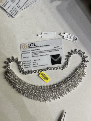 DIAMOND-NECKLACE,18K (DNK-00580)