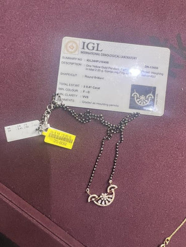 DIAMOND-MANGAL SUTRA,18K (DMS-00360)