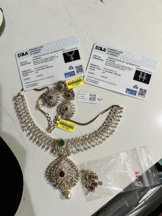 DIAMOND-NECKLACE,18K (DNK-00608)