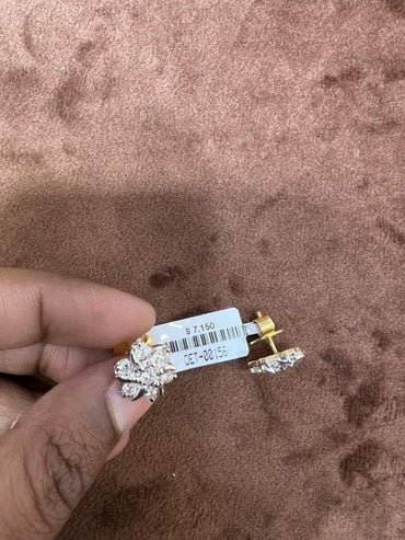 DIAMOND-EAR TOPS,18K (DET-00156)